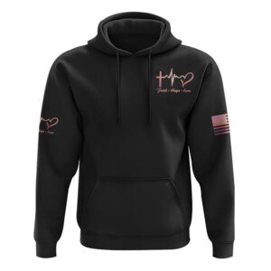 Love Beach Sunset All Over Print 3D Hoodie, Christian Hoodie, Christian Sweatshirt, Bible Verse Shirt