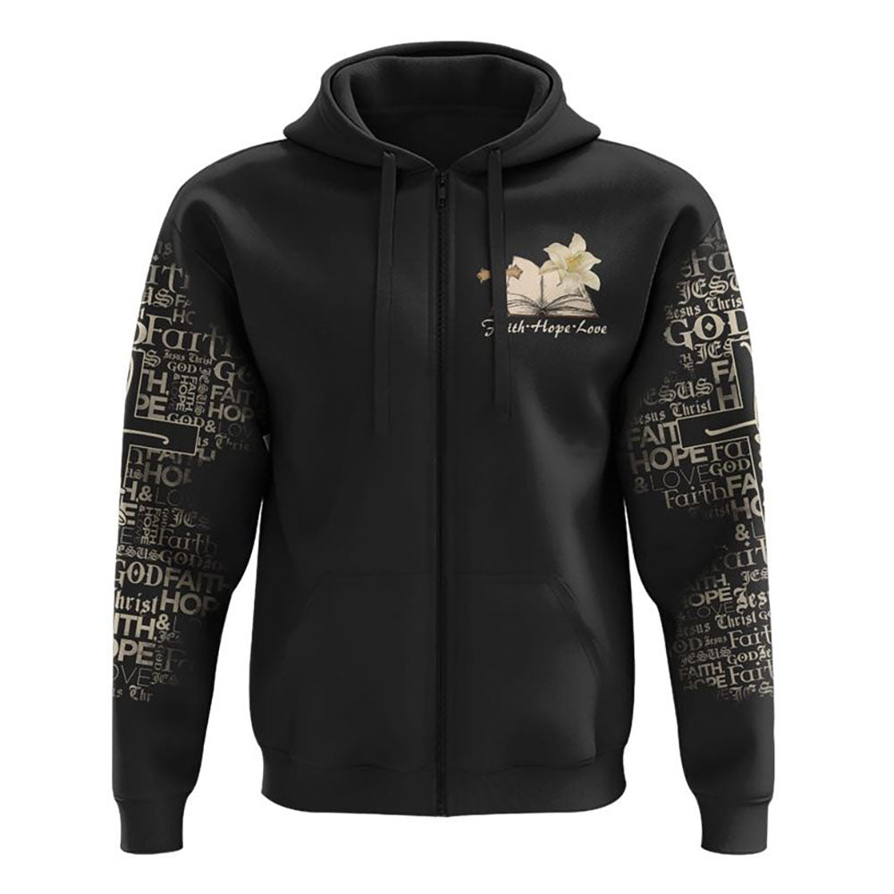 Lily Flower And Cross Book All Over Print 3D Hoodie, Christian Hoodie, Christian Sweatshirt, Bible Verse Shirt Lily Flower And Cross Book All Over Print 3D Hoodie, Christian Hoodie, Christian Sweatshirt, Bible Verse Shirt
