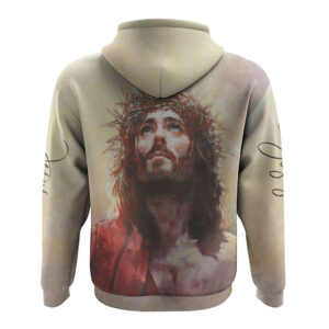 Jesus Watercolor Painting All Over Print 3D Hoodie Christian Hoodie Christian Sweatshirt Bible Verse Shirt 2 nkdvsm.jpg