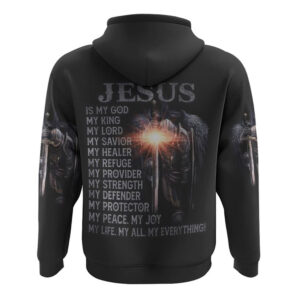 Jesus Is My God My King My Lord Warrior All Over Print 3D Hoodie Christian Hoodie Christian Sweatshirt Bible Verse Shirt 2 mod3ul.jpg