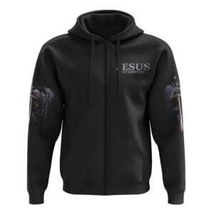 Jesus Is My God My King My Lord Warrior All Over Print 3D Hoodie Christian Hoodie Christian Sweatshirt Bible Verse Shirt 3 op7tkz.jpg