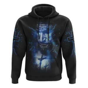 Jesus Is My God My King My Lord My Savior All Over Print 3D Hoodie, Christian Hoodie, Christian Sweatshirt, Bible Verse Shirt
