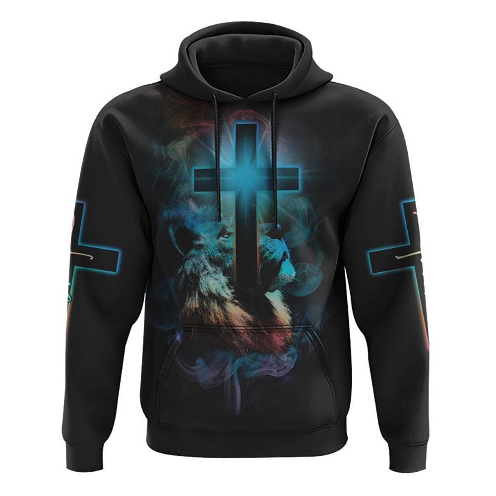 Jesus Is My God My King My Lord Colorful Lion All Over Print 3D Hoodie, Christian Hoodie, Christian Sweatshirt, Bible Verse Shirt Jesus Is My God My King My Lord Colorful Lion All Over Print 3D Hoodie, Christian Hoodie, Christian Sweatshirt, Bible Verse Shirt
