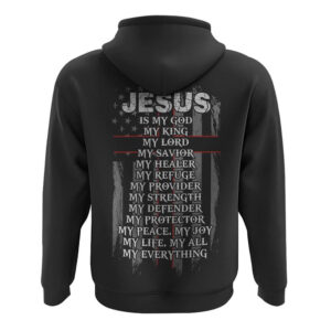 Jesus Is My God Flag Cross New All Over Print 3D Hoodie Christian Hoodie Christian Sweatshirt Bible Verse Shirt 2 bevjma.jpg