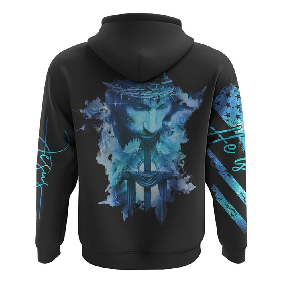 Jesus And Dove Watercolor All Over Print 3D Hoodie, Christian Hoodie, Christian Sweatshirt, Bible Verse Shirt Jesus And Dove Watercolor All Over Print 3D Hoodie, Christian Hoodie, Christian Sweatshirt, Bible Verse Shirt