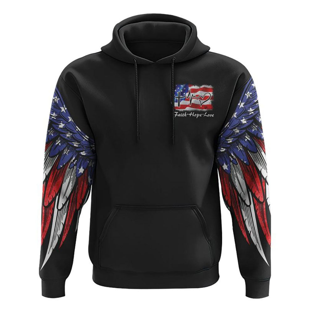 Jesus American Flag Wings Arm All Over Print 3D Hoodie, Christian Hoodie, Christian Sweatshirt, Bible Verse Shirt Jesus American Flag Wings Arm All Over Print 3D Hoodie, Christian Hoodie, Christian Sweatshirt, Bible Verse Shirt
