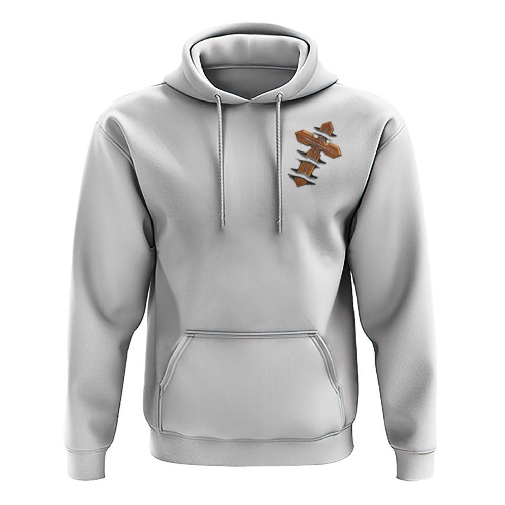 It’s Not A Religion It’s A Relationship Cross All Over Print 3D Hoodie, Christian Hoodie, Christian Sweatshirt, Bible Verse Shirt