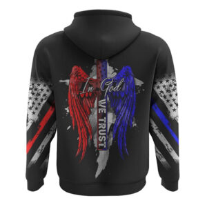 In God We Trust Police Firefighter Wings All Over Print 3D Hoodie Christian Hoodie Christian Sweatshirt Bible Verse Shirt 2 wwbk2c.jpg