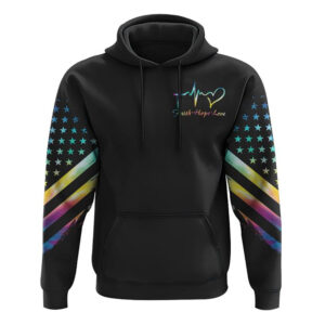 I Can Do All Things Through Christ Half Wings Colorful All Over Print 3D Hoodie, Christian Hoodie, Christian Sweatshirt, Bible Verse Shirt