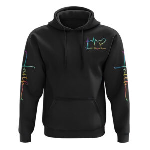 I Can Do All Things Through Christ Cross Wings All Over Print 3D Hoodie, Christian Hoodie, Christian Sweatshirt, Bible Verse Shirt