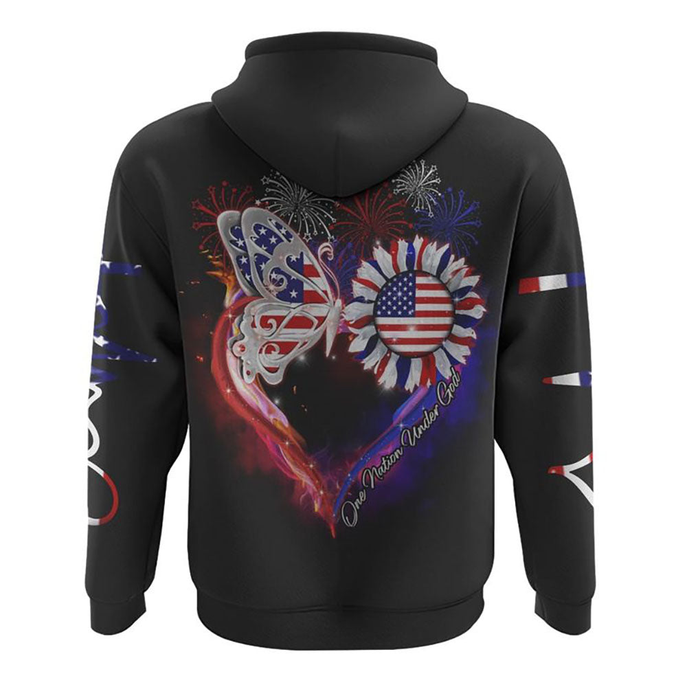 Heart Butterfly Firework All Over Print 3D Hoodie, Christian Hoodie, Christian Sweatshirt, Bible Verse Shirt Heart Butterfly Firework All Over Print 3D Hoodie, Christian Hoodie, Christian Sweatshirt, Bible Verse Shirt