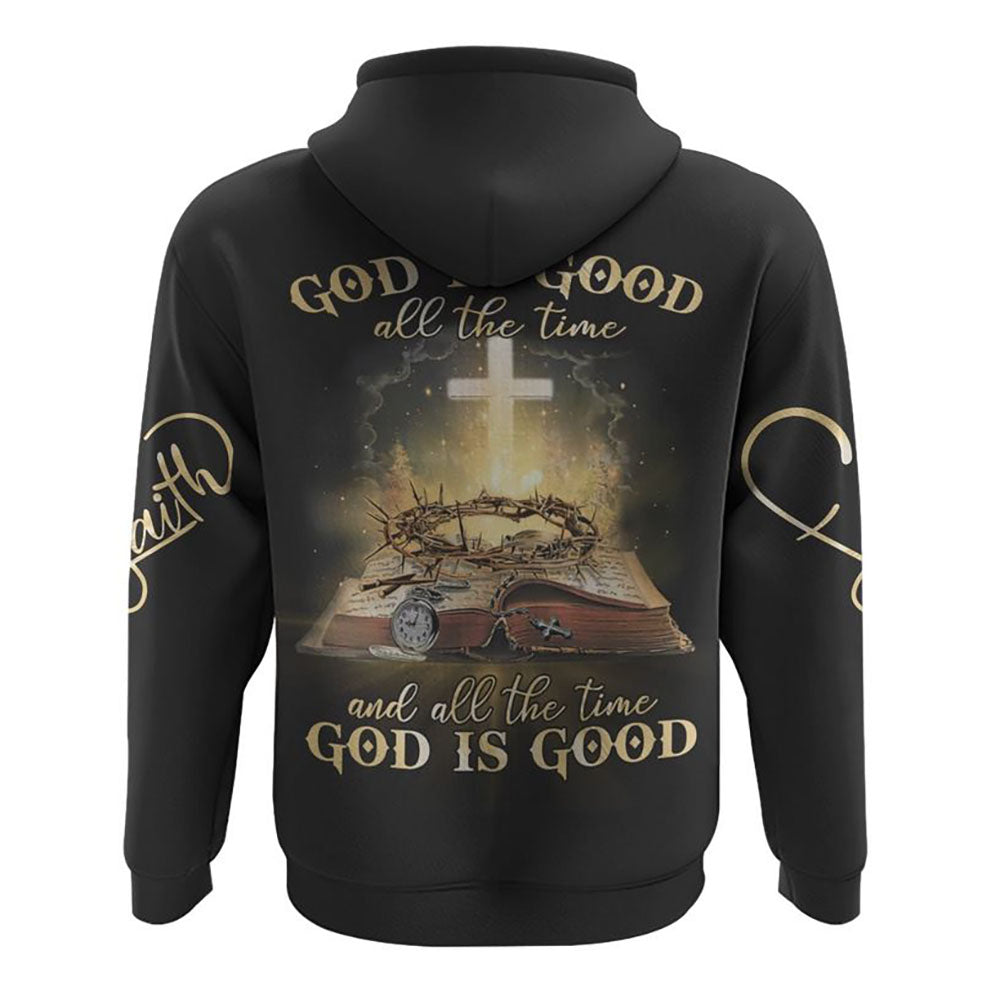 God Is Good All The Time Vintage All Over Print 3D Hoodie, Christian Hoodie, Christian Sweatshirt, Bible Verse Shirt God Is Good All The Time Vintage All Over Print 3D Hoodie, Christian Hoodie, Christian Sweatshirt, Bible Verse Shirt