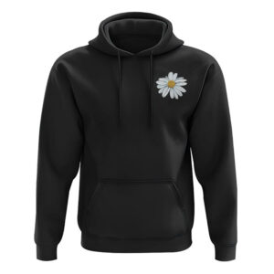 Fé Daisy Cross Flag All Over Print 3D Hoodie, Christian Hoodie, Christian Sweatshirt, Bible Verse Shirt