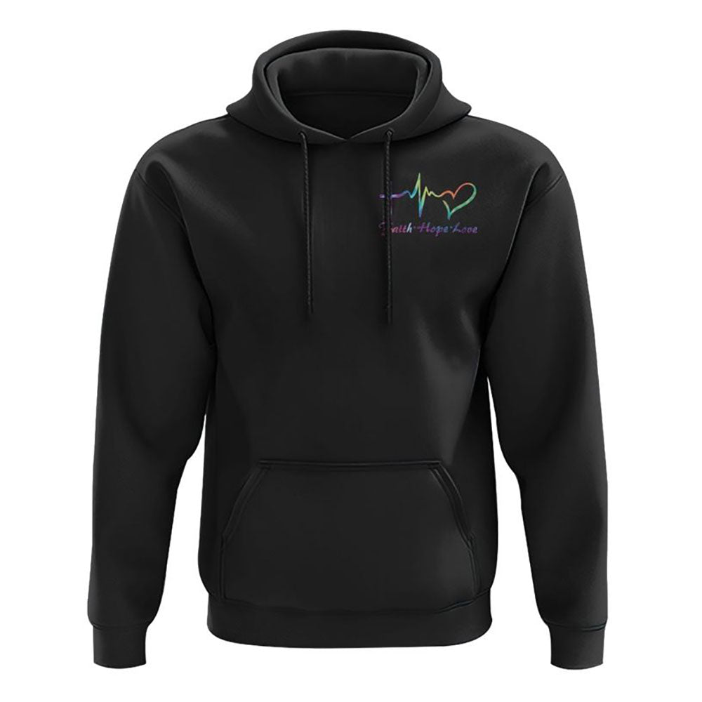 Fe Wings Cross Watercolor Tie Dye All Over Print 3D Hoodie, Christian Hoodie, Christian Sweatshirt, Bible Verse Shirt