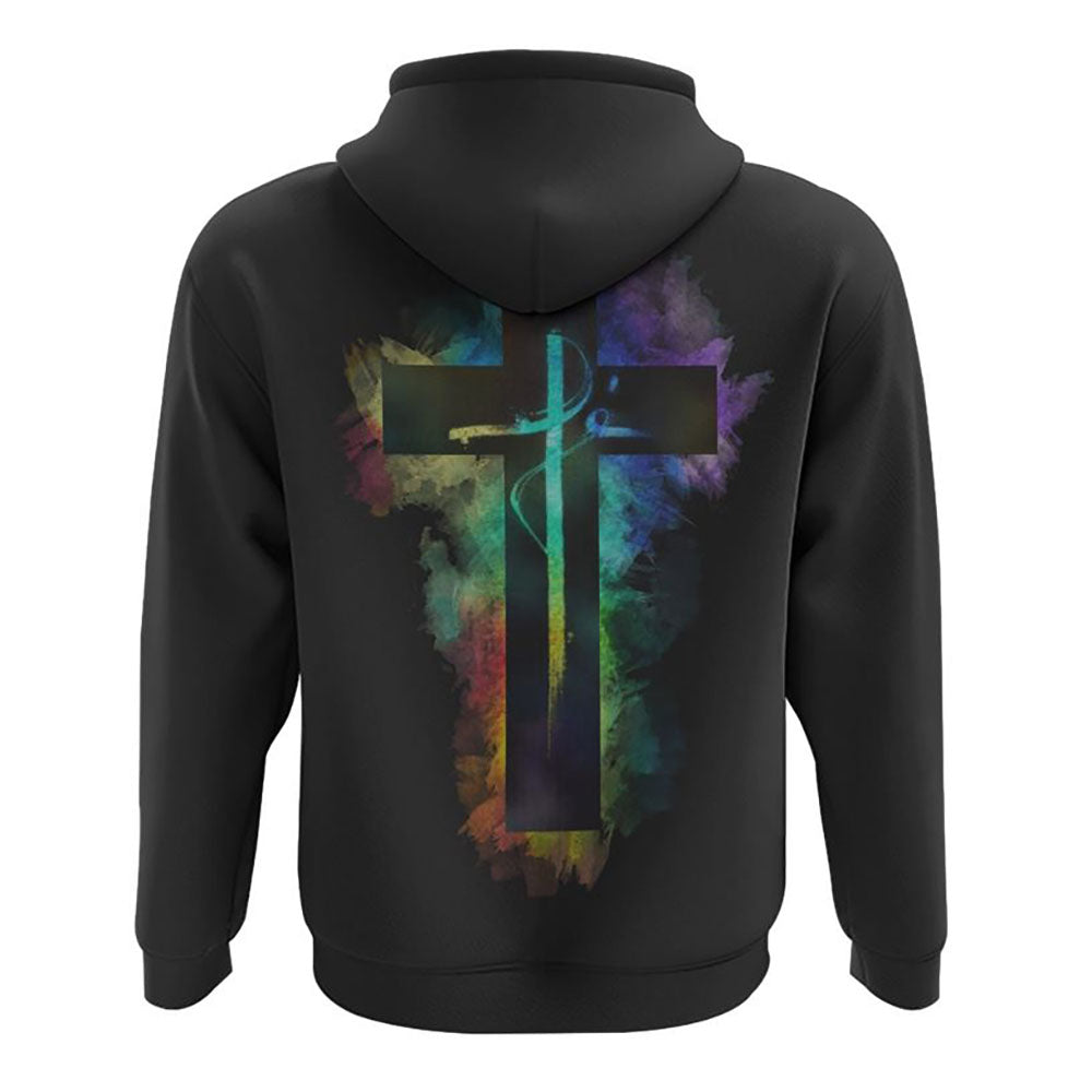 Fe Colorful All Over Print 3D Hoodie, Christian Hoodie, Christian Sweatshirt, Bible Verse Shirt