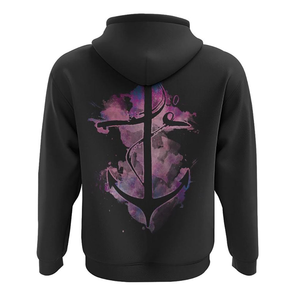 Fe Anchor Watercolor All Over Print 3D Hoodie, Christian Hoodie, Christian Sweatshirt, Bible Verse Shirt