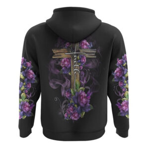 Faith Rose Wood Cross Smoke All Over Print 3D Hoodie Christian Hoodie Christian Sweatshirt Bible Verse Shirt 2 vhfhj2.jpg
