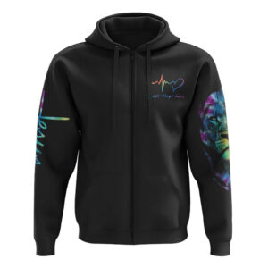 Faith Over Fear Lion Cross Colorful All Over Print 3D Hoodie Christian Hoodie Christian Sweatshirt Bible Verse Shirt 3 iqzc6q.jpg