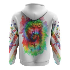 Faith Over Fear Jesus Colorful White All Over Print 3D Hoodie Christian Hoodie Christian Sweatshirt Bible Verse Shirt 2 u4ikwl.jpg