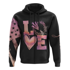Faith Hope Love Sunset Beach Flag All Over Print 3D Hoodie Christian Hoodie Christian Sweatshirt Bible Verse Shirt 3 zwjzzl.jpg