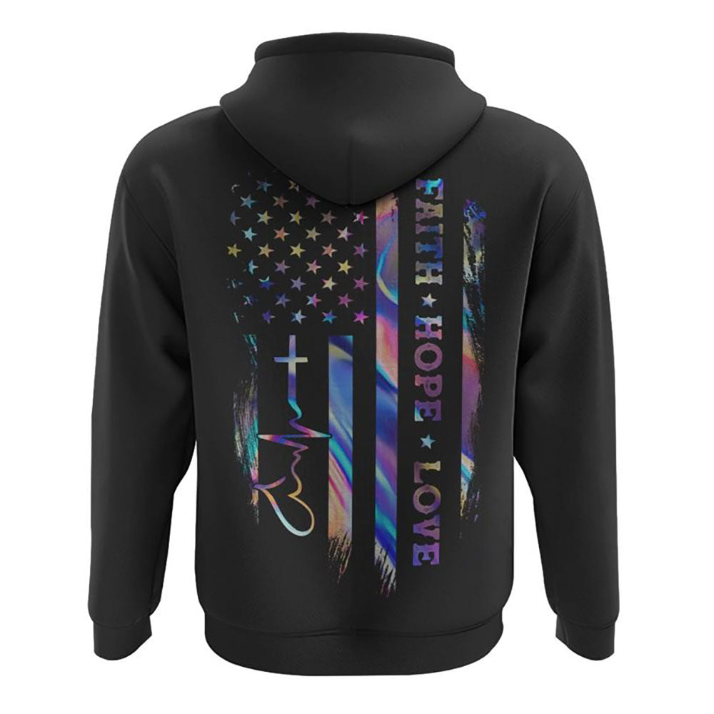 Faith Hope Love Colorful Flag All Over Print 3D Hoodie, Christian Hoodie, Christian Sweatshirt, Bible Verse Shirt Faith Hope Love Colorful Flag All Over Print 3D Hoodie, Christian Hoodie, Christian Sweatshirt, Bible Verse Shirt