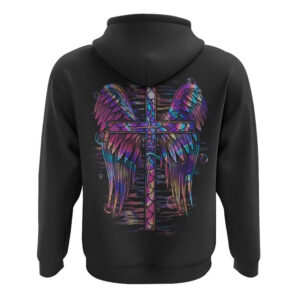 Faith Cross Wings Mermaid Hologram Texture All Over Print 3D Hoodie Christian Hoodie Christian Sweatshirt Bible Verse Shirt 2 brqnzx.jpg