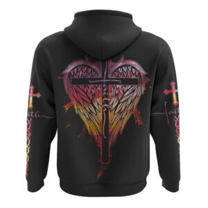 Faith Cross Wings Beach Watercolor All Over Print 3D Hoodie Christian Hoodie Christian Sweatshirt Bible Verse Shirt 2 cmgsuv.jpg