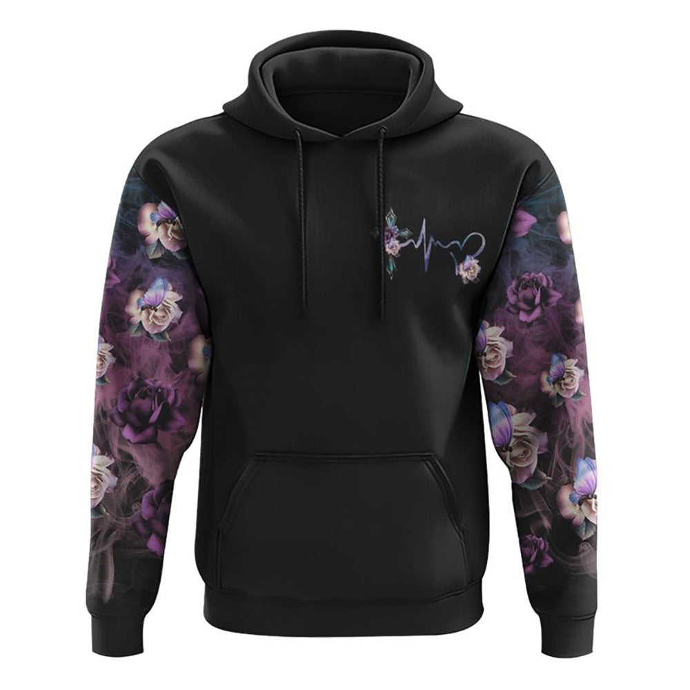Faith Cross Floral Butterfly All Over Print 3D Hoodie, Christian Hoodie, Christian Sweatshirt, Bible Verse Shirt Faith Cross Floral Butterfly All Over Print 3D Hoodie, Christian Hoodie, Christian Sweatshirt, Bible Verse Shirt