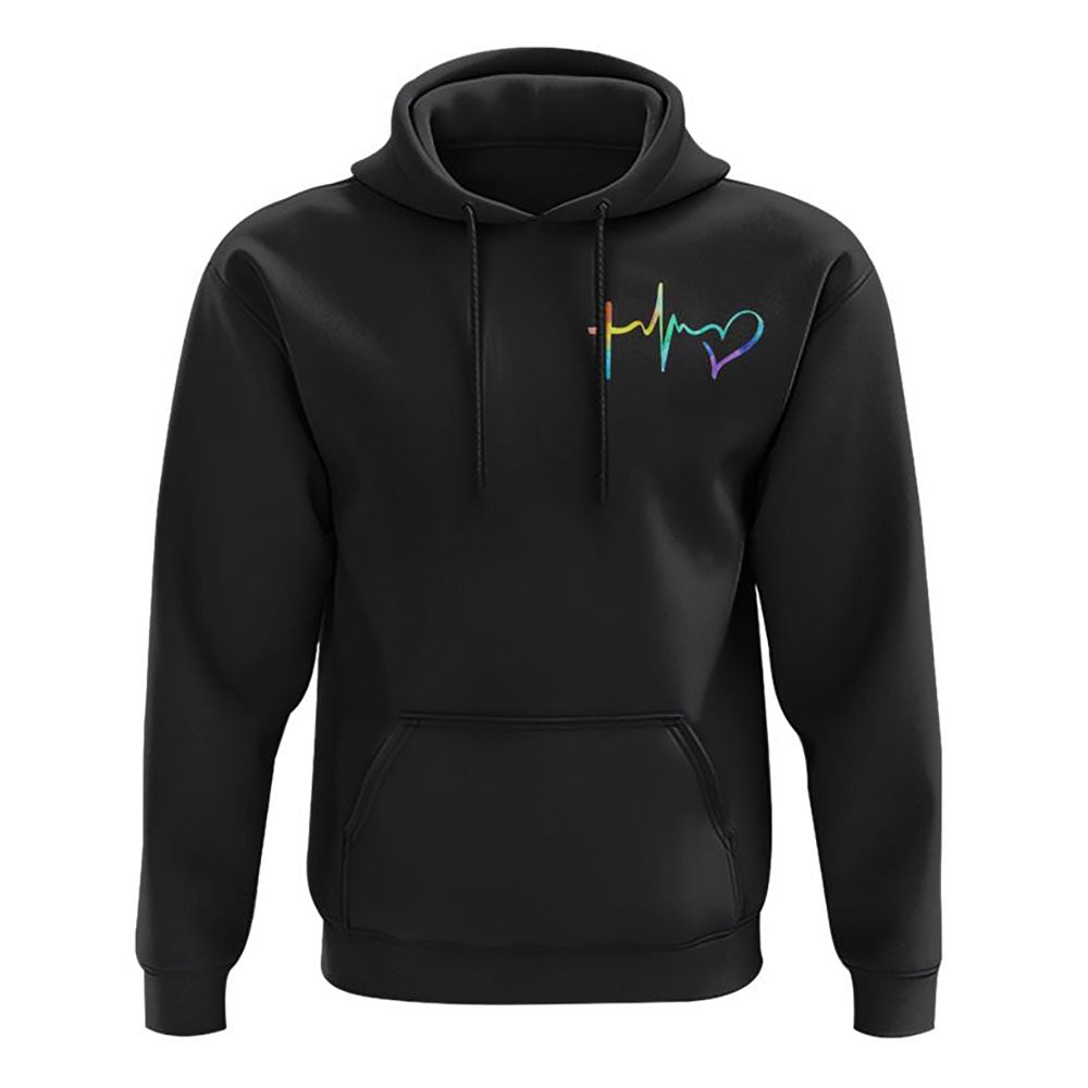 Faith Cross Colorful Watercolor All Over Print 3D Hoodie, Christian Hoodie, Christian Sweatshirt, Bible Verse Shirt Faith Cross Colorful Watercolor All Over Print 3D Hoodie, Christian Hoodie, Christian Sweatshirt, Bible Verse Shirt