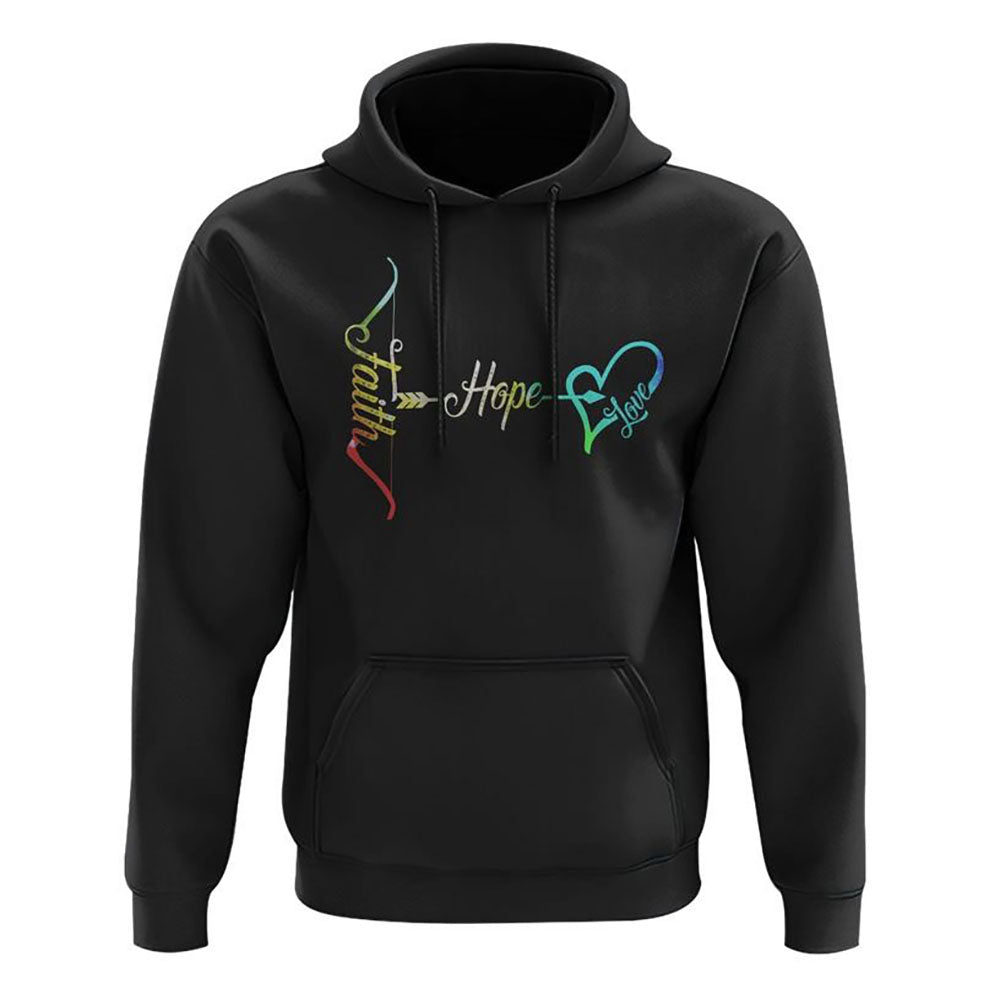 Faith Colorful Sunflower Flag All Over Print 3D Hoodie, Christian Hoodie, Christian Sweatshirt, Bible Verse Shirt Faith Colorful Sunflower Flag All Over Print 3D Hoodie, Christian Hoodie, Christian Sweatshirt, Bible Verse Shirt