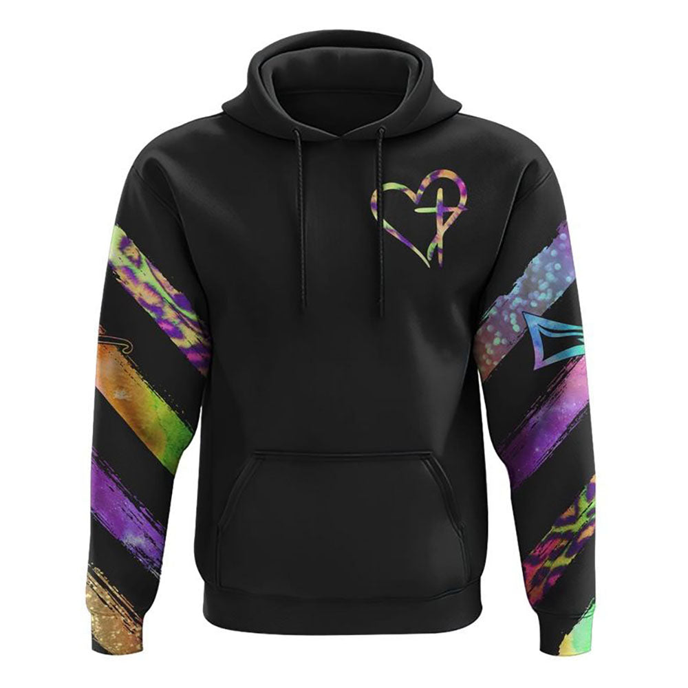Faith Colorful Cross Light Brush All Over Print 3D Hoodie, Christian Hoodie, Christian Sweatshirt, Bible Verse Shirt Faith Colorful Cross Light Brush All Over Print 3D Hoodie, Christian Hoodie, Christian Sweatshirt, Bible Verse Shirt
