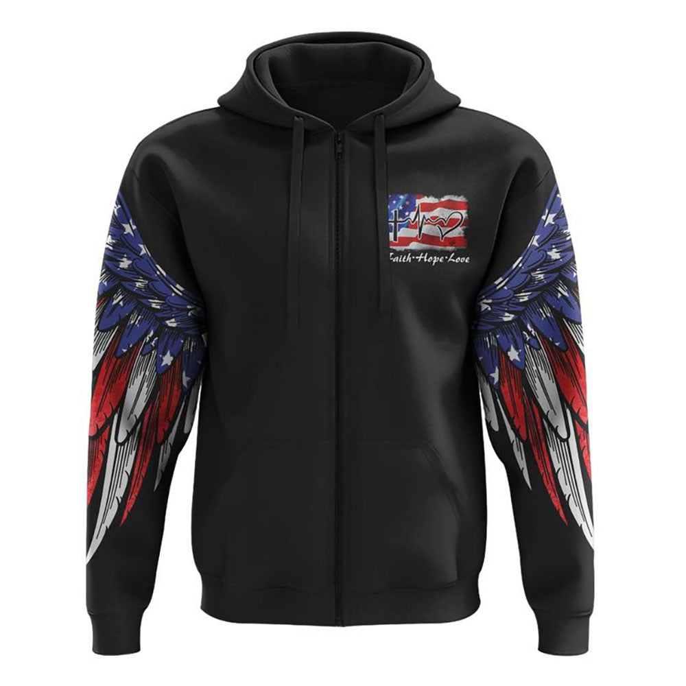 Faith American Flag Wings All Over Print 3D Hoodie, Christian Hoodie, Christian Sweatshirt, Bible Verse Shirt Faith American Flag Wings All Over Print 3D Hoodie, Christian Hoodie, Christian Sweatshirt, Bible Verse Shirt