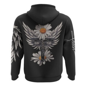 Daisy Wings Cross Faith All Over Print 3D Hoodie Christian Hoodie Christian Sweatshirt Bible Verse Shirt 2 x84wsp.jpg