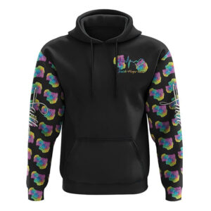 Cross Rose Wings Colorful All Over Print 3D Hoodie, Christian Hoodie, Christian Sweatshirt, Bible Verse Shirt