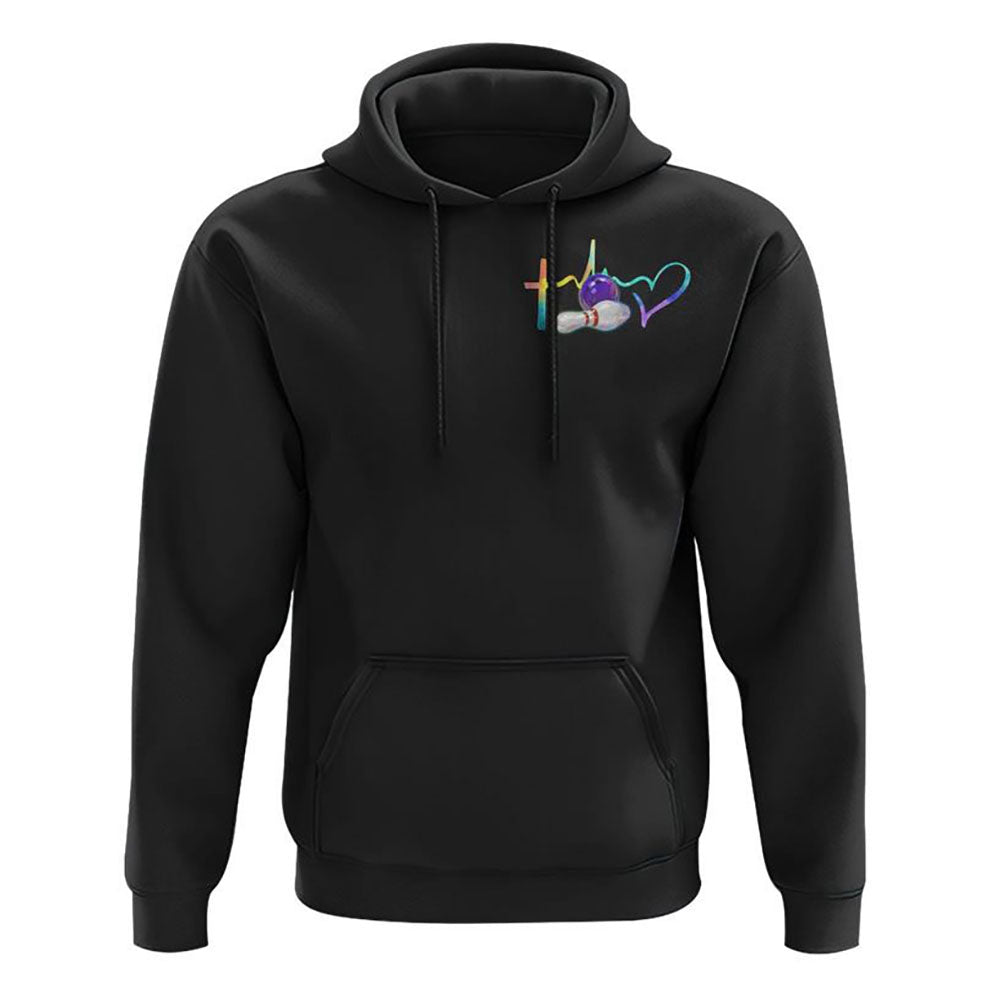 Bowling Cross Colorful All Over Print 3D Hoodie, Christian Hoodie, Christian Sweatshirt, Bible Verse Shirt Bowling Cross Colorful All Over Print 3D Hoodie, Christian Hoodie, Christian Sweatshirt, Bible Verse Shirt