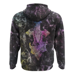 Blessed Cross Hand Colorful All Over Print 3D Hoodie Christian Hoodie Christian Sweatshirt Bible Verse Shirt 2 ceuf2s.jpg
