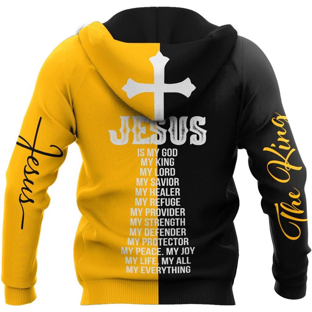 Personalized God Bless Jesus Is My God My King My Lord God 3D Hoodie For Man And Women, Jesus Printed 3D Hoodie Personalized God Bless Jesus Is My God My King My Lord God 3D Hoodie For Man And Women, Jesus Printed 3D Hoodie