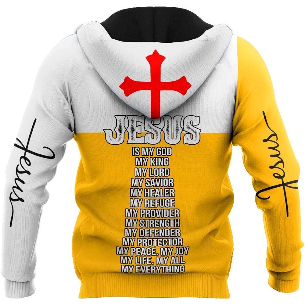 Personalized Child Of God Jesus Is My God My King God 3D Hoodie For Man And Women, Jesus Printed 3D Hoodie Personalized Child Of God Jesus Is My God My King God 3D Hoodie For Man And Women, Jesus Printed 3D Hoodie