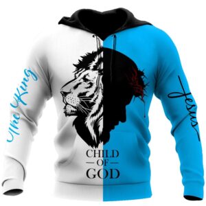 Lion White And Jesus Is The King Child Of God 3D Hoodie For Man And Women Jesus Printed 3D Hoodie 2 hnb8sx.jpg