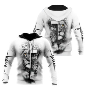Lion God Tattoo Vibe God 3D Hoodie For Man And Women, Jesus Printed 3D Hoodie