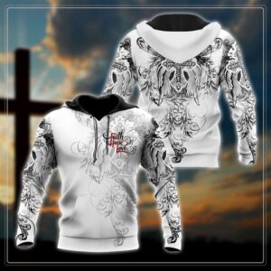 Lion Cross Jesus Is My Life My All My Everything God 3D Hoodie For Man And Women, Jesus Printed 3D Hoodie