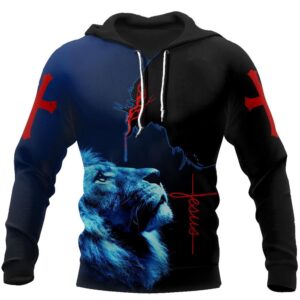 Lion Cross And Jesus Is My God 3D Hoodie For Man And Women, Jesus Printed 3D Hoodie 1 Lion Cross And Jesus Is My God 3D Hoodie For Man And Women Jesus Printed 3D Hoodie 2 nmnbyh.jpg