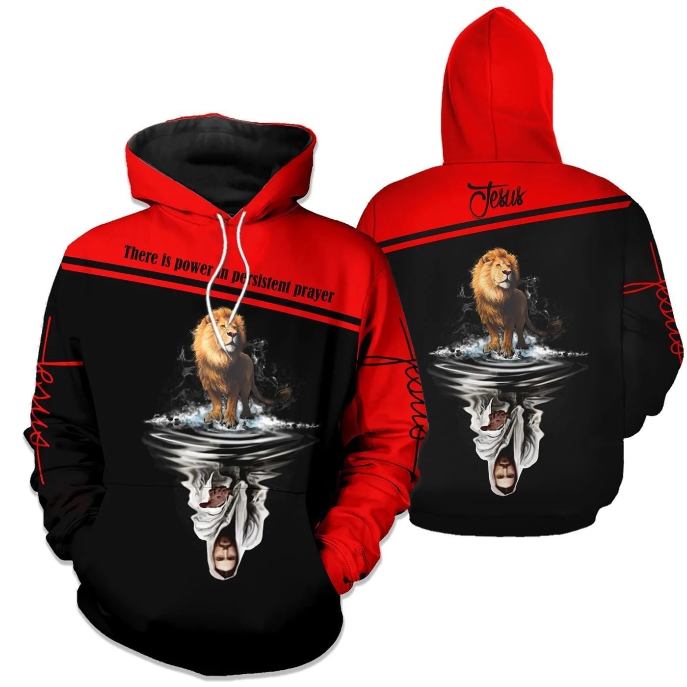 Lion & God There Is Power In Persistent Prayer God 3D Hoodie For Man And Women, Jesus Printed 3D Hoodie Lion & God There Is Power In Persistent Prayer God 3D Hoodie For Man And Women, Jesus Printed 3D Hoodie