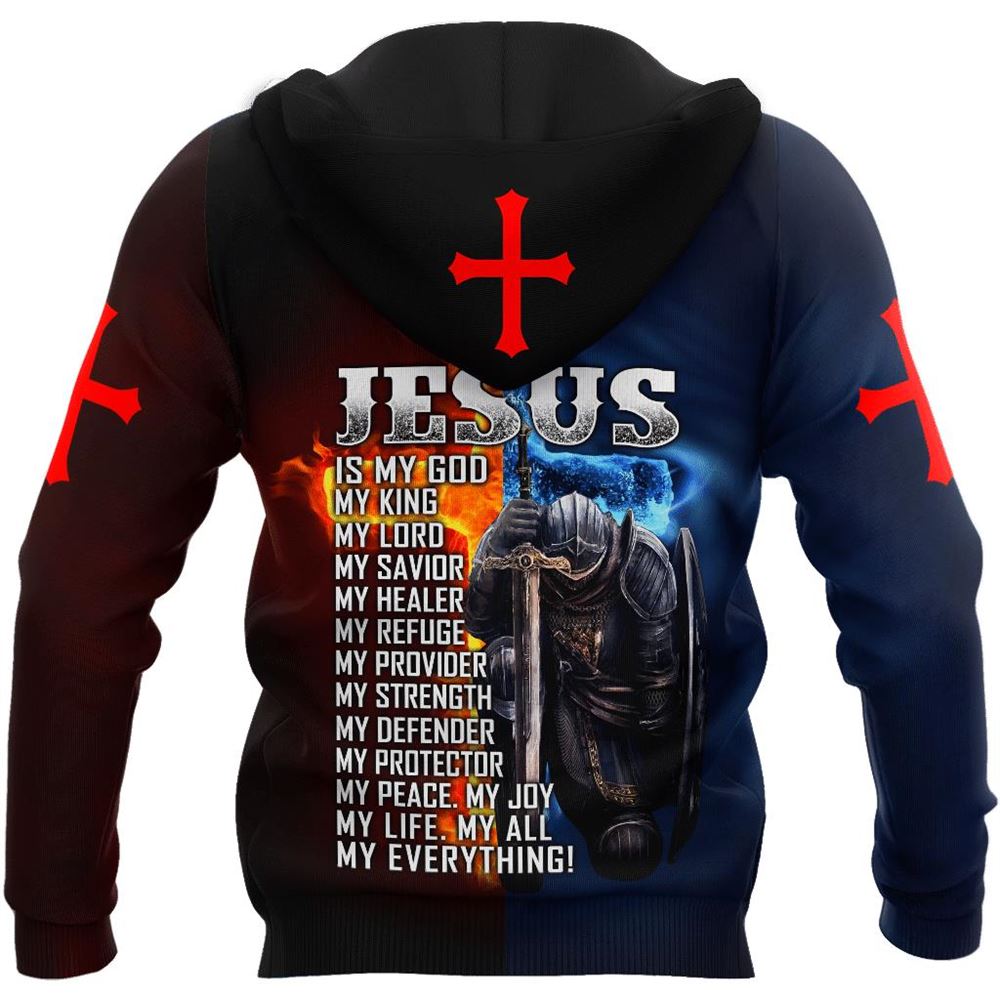 Jesus Is My God My King My Everything Knight Templars God 3D Hoodie For Man And Women, Jesus Printed 3D Hoodie Jesus Is My God My King My Everything Knight Templars God 3D Hoodie For Man And Women, Jesus Printed 3D Hoodie