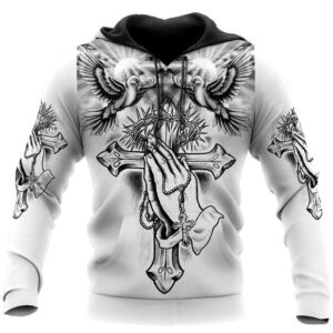 Jesus And Pigeon I Can Do All Thing Through Christ God 3D Hoodie For Man And Women Jesus Printed 3D Hoodie 2 el4gqc.jpg