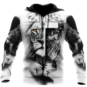 Jesus And Lion Let Your Faith Be Bigger Than Your Fear God 3D Hoodie For Man And Women, Jesus Printed 3D Hoodie 1 Jesus And Lion Let Your Faith Be Bigger Than Your Fear God 3D Hoodie For Man And Women Jesus Printed 3D Hoodie 2 dnvgba.jpg
