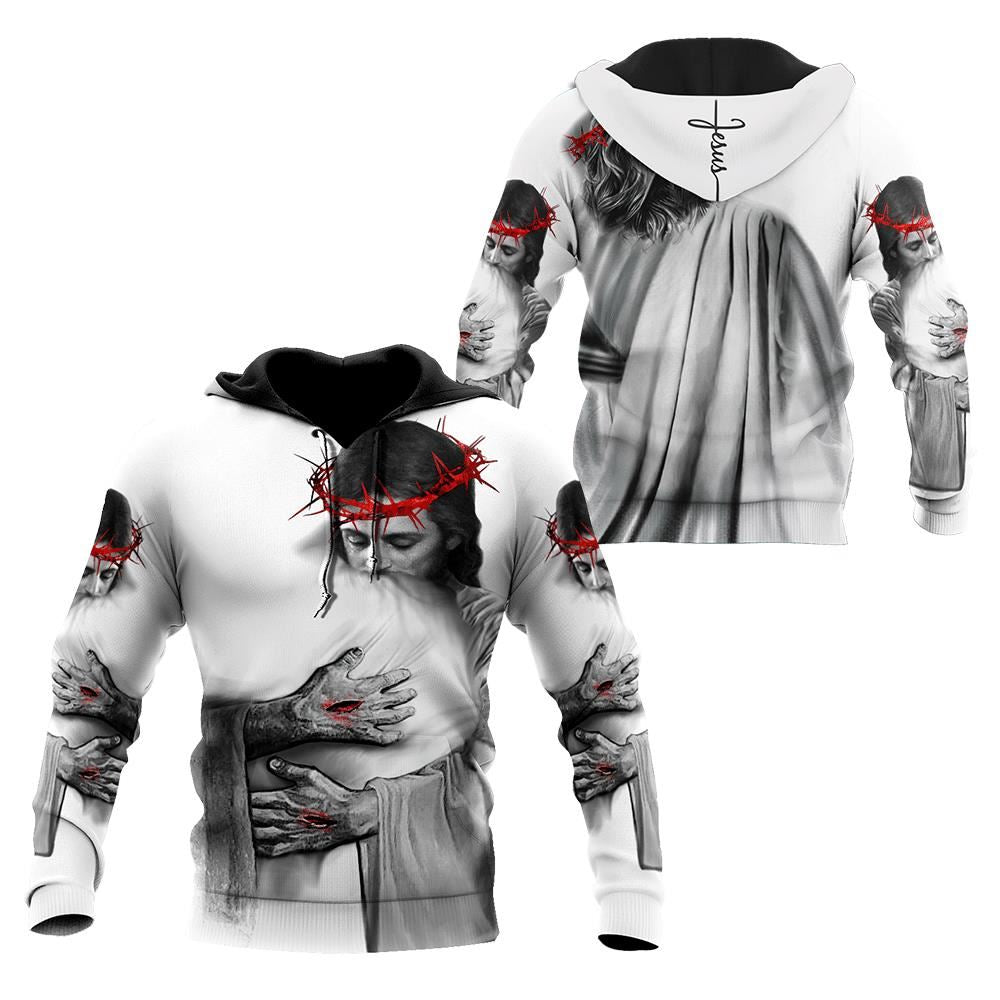 In The Arms Of Lord God 3D Hoodie For Man And Women, Jesus Printed 3D Hoodie In The Arms Of Lord God 3D Hoodie For Man And Women, Jesus Printed 3D Hoodie