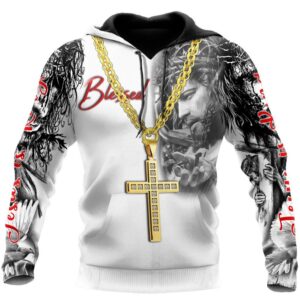 God With Necklace Jesus Is The King God 3D Hoodie For Man And Women Jesus Printed 3D Hoodie 2 npwa5v.jpg