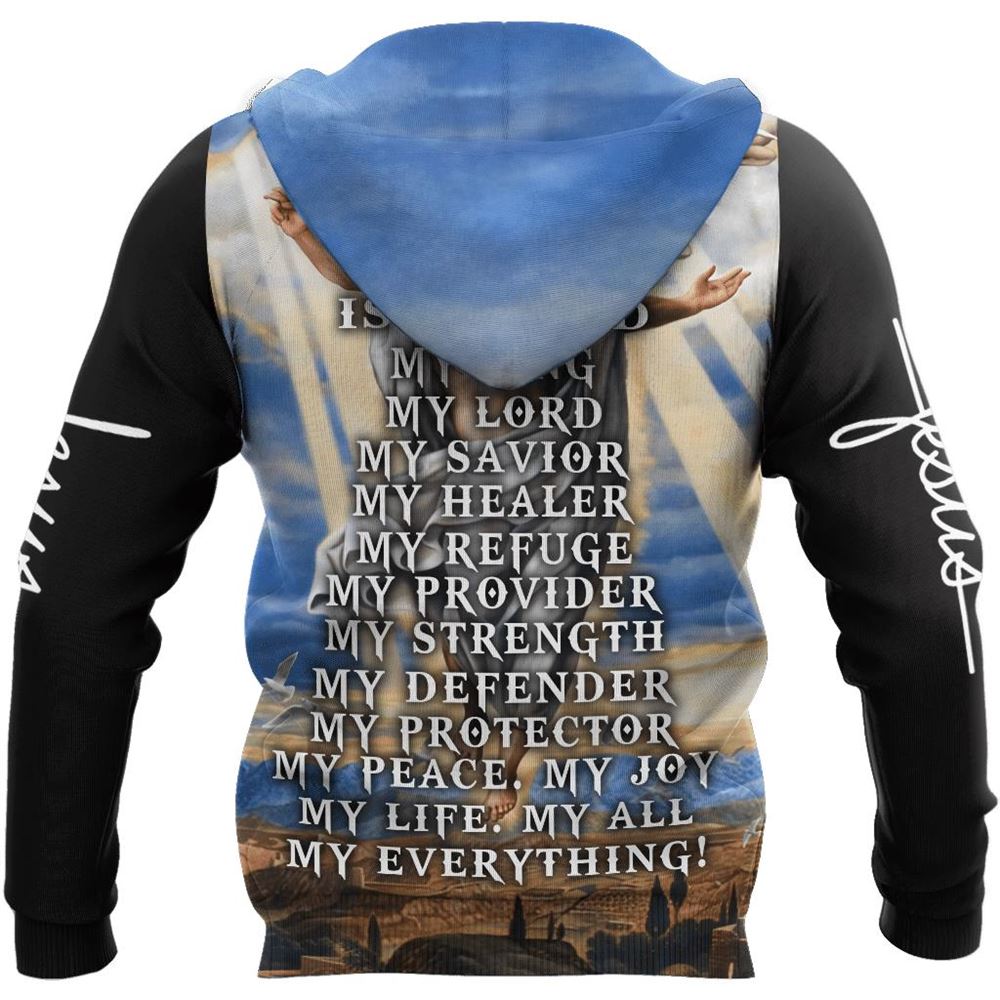 God Blessed Jesus Is My Savior My Healer My Refuge God 3D Hoodie For Man And Women, Jesus Printed 3D Hoodie God Blessed Jesus Is My Savior My Healer My Refuge God 3D Hoodie For Man And Women, Jesus Printed 3D Hoodie
