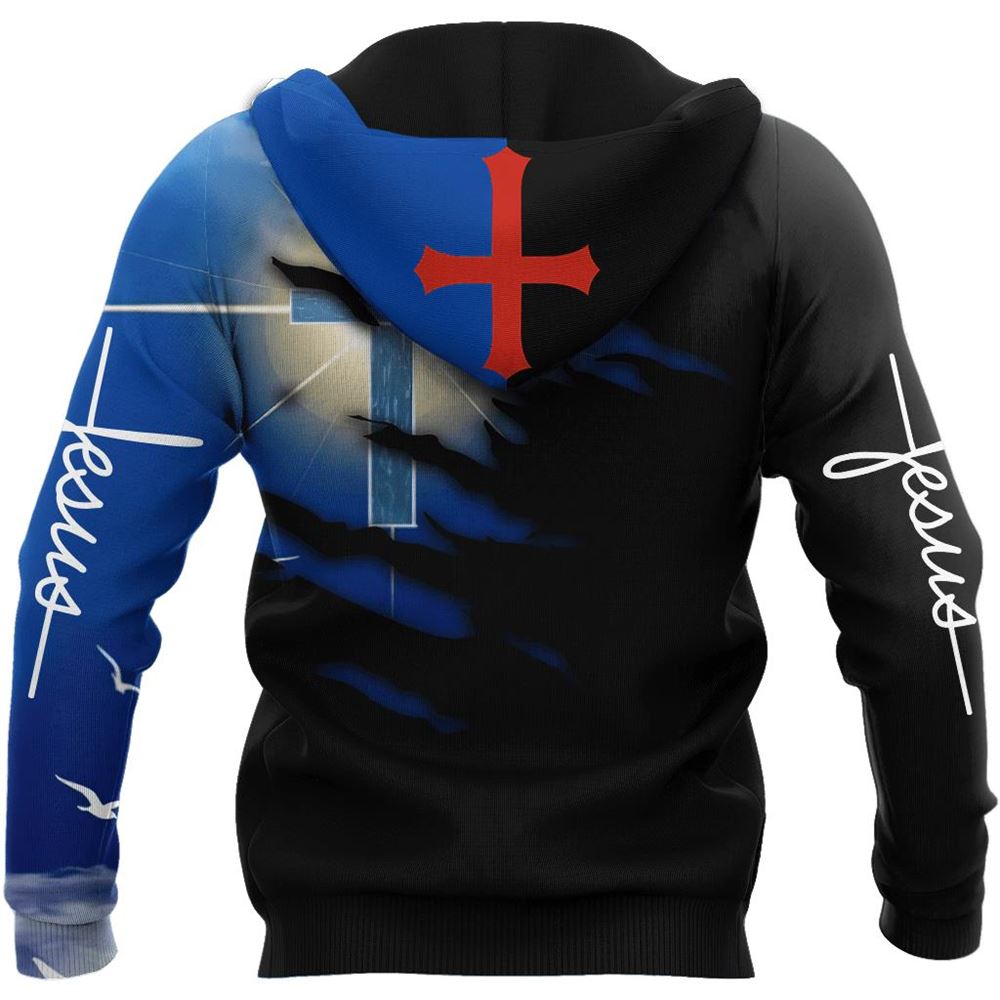God Blessed Cross Blue God 3D Hoodie For Man And Women, Jesus Printed 3D Hoodie God Blessed Cross Blue God 3D Hoodie For Man And Women, Jesus Printed 3D Hoodie